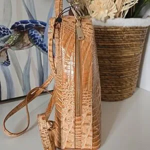 NWT? Brahmin Nola Backpack Honey Brown Melbourne Leather Brahmin Backpacks for Women for sale - eBay main image 3